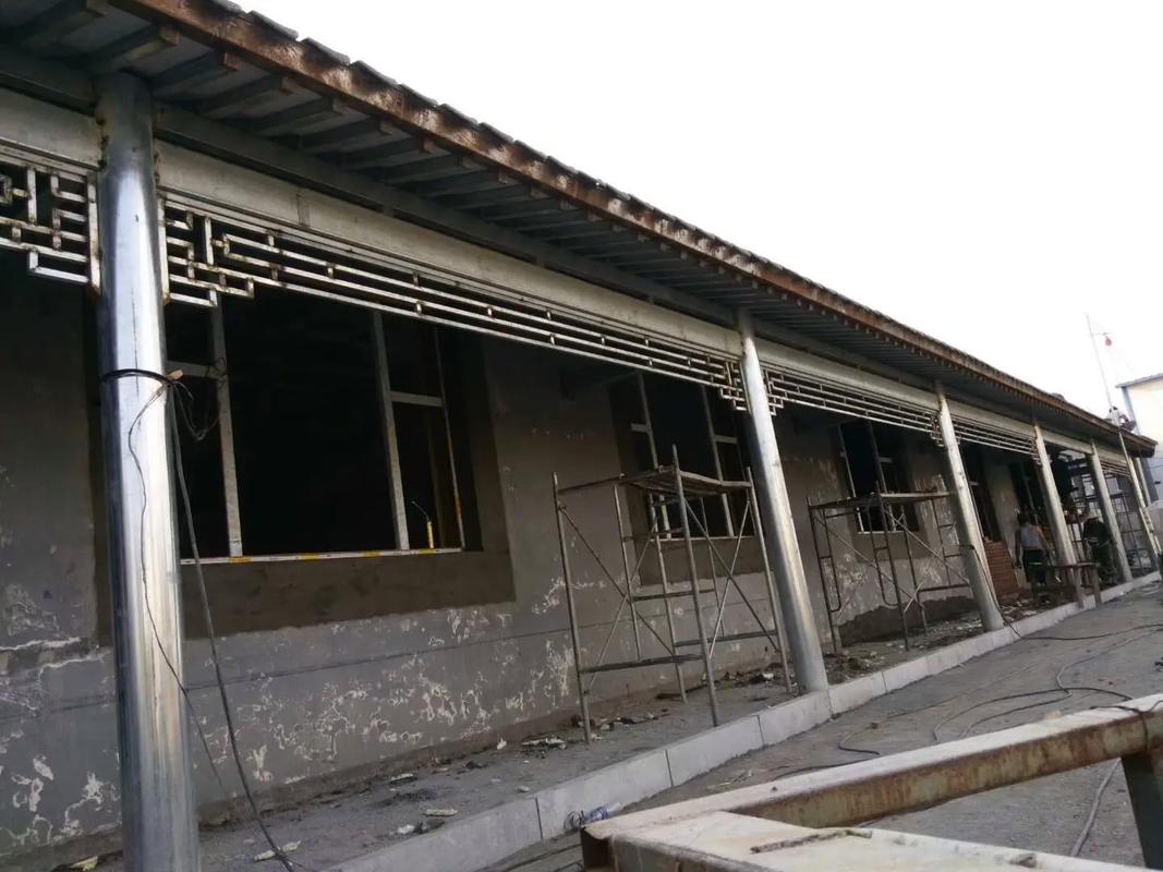 钢结构游廊,牌楼,亭子,#钢结构工程 #古建筑之美 #仿古建 - 抖音